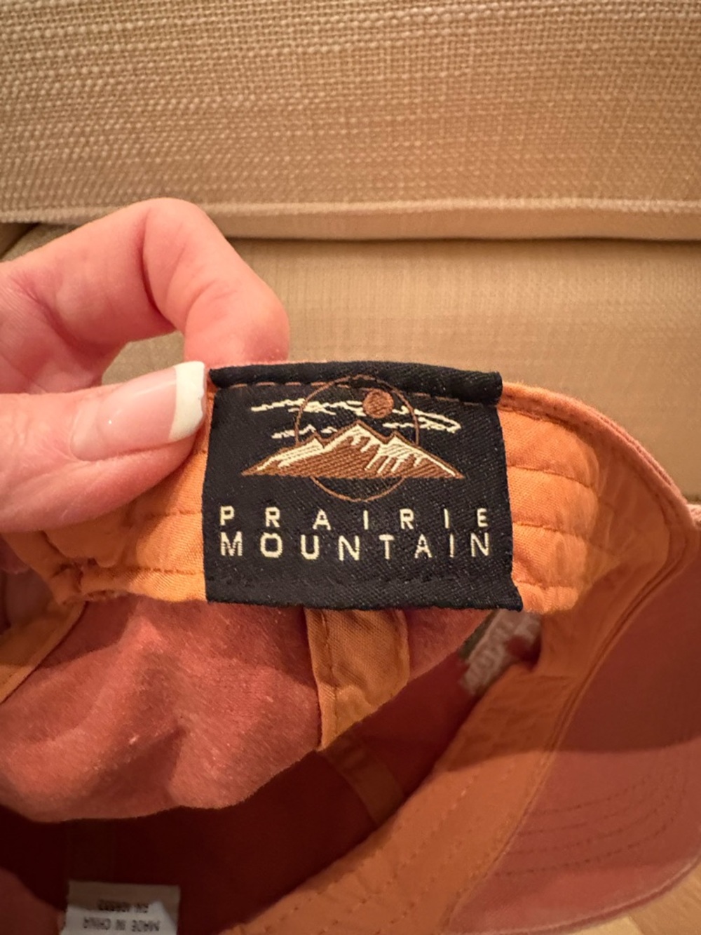 Rocky Mountain National Park Burnt Orange Cotton Washed/Embroidered Mountain Hat - Picture 8 of 9